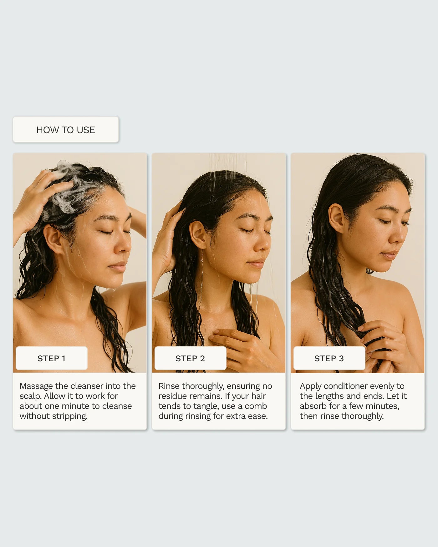 Hair Cleanser Shampoo & Conditioner