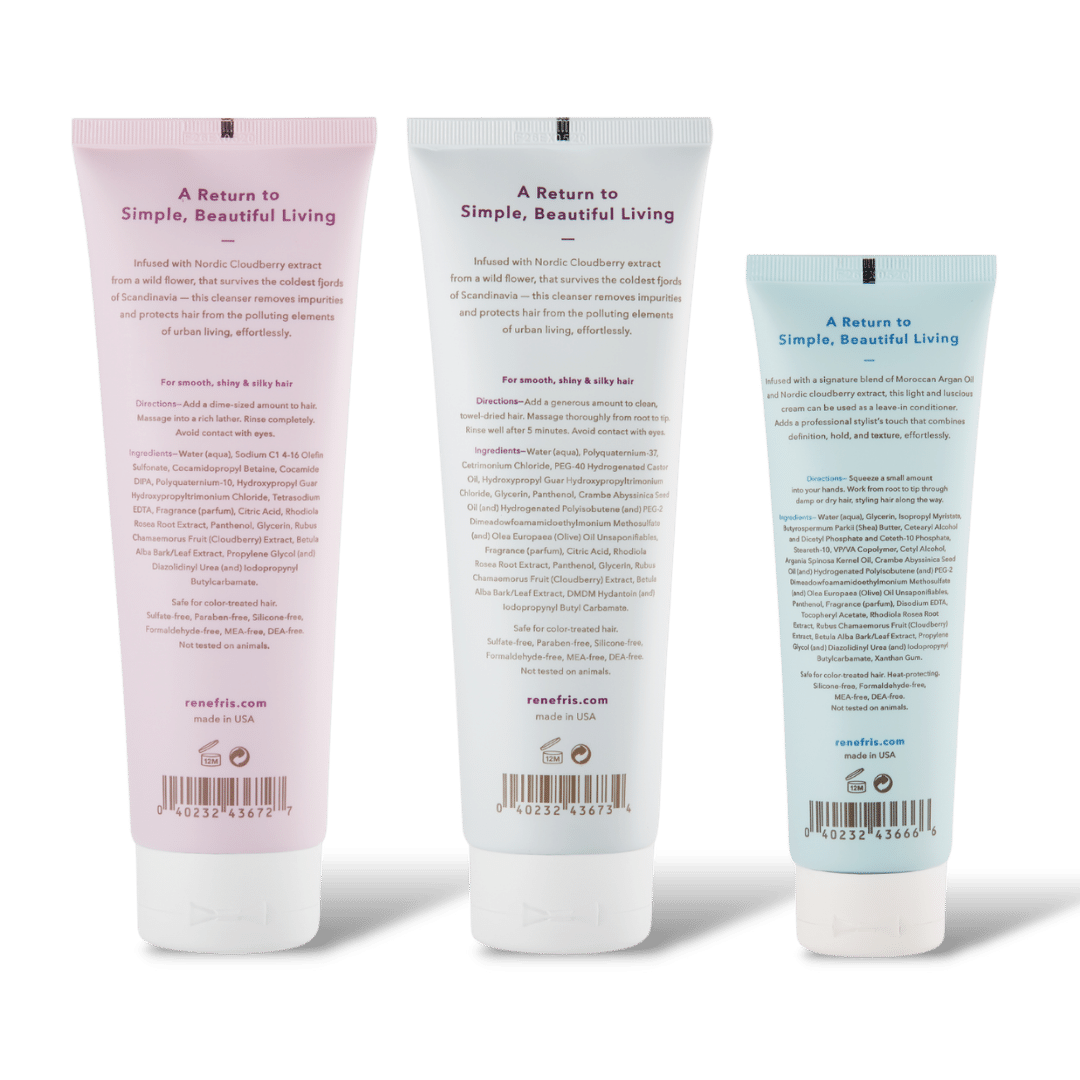 Anti-Frizz Cleanser & Conditioner & Styling Cream
